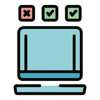 Support skills icon vector flat