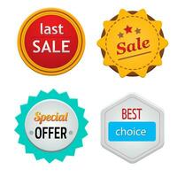 Best sale badge set icon vector