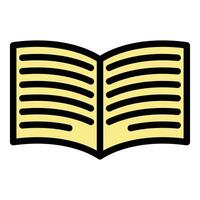 Digital book innovation icon vector flat