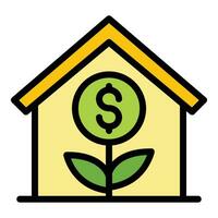 House charity icon vector flat