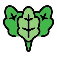 Eco free leaf icon vector flat