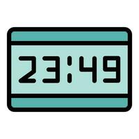 International time icon vector flat