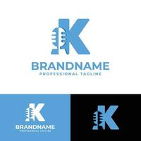 Letter K Microphone Logo, suitable for business related to Microphone with K initial. vector