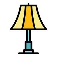 Lampshade icon vector flat