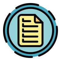 Save document icon vector flat