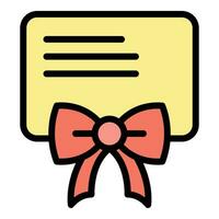 Card present icon vector flat