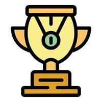 Business cup icon vector flat