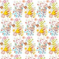 Colourful hand draw surface pattern design vector