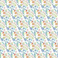 Colourful hand draw surface pattern design vector