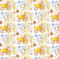 Colourful hand draw surface pattern design vector