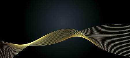 vector abstract black and gold luxury background with abstracts photo