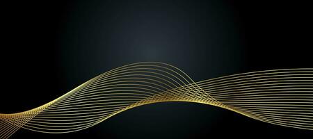 vector abstract black and gold luxury background with abstracts photo