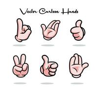 Vector Cartoon hands