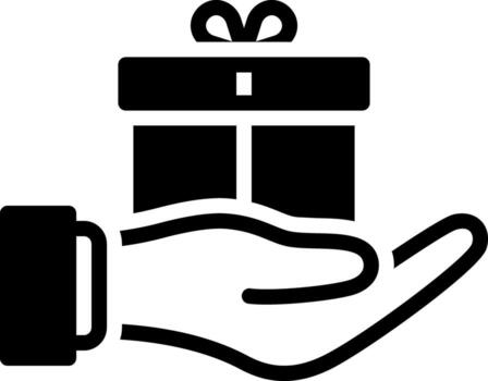 sólido icono para para vector