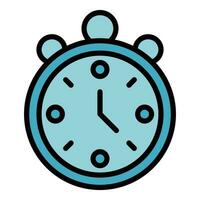 Time brick mortar icon vector flat