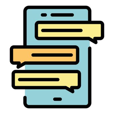 Promoter post icon vector flat