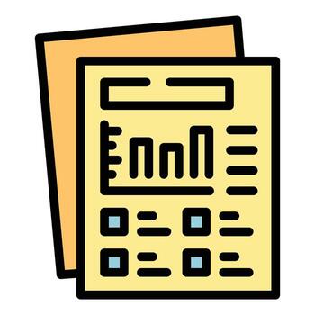 papel elemento icono vector plano