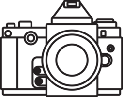 Camera Adventure Logo Vintage Object Line Art png