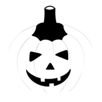 bianca Halloween zucca png