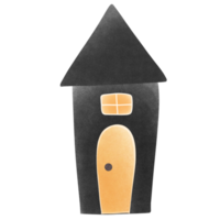 house on halloween png