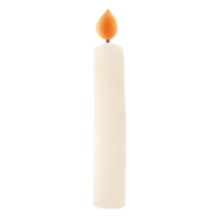 Halloween white candles png