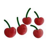 fofa vermelho cereja png