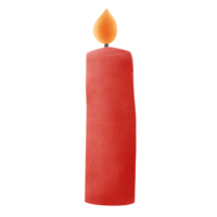 Víspera de Todos los Santos rojo velas png