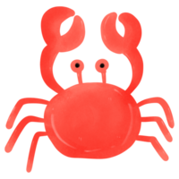 krab in de zee png