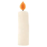 Halloween white candles png
