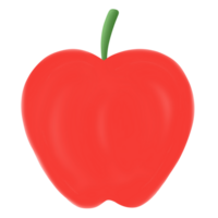 Red apple foodstuff diet ingredient healthy material png