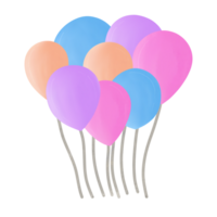 mignonne pastel ballon png