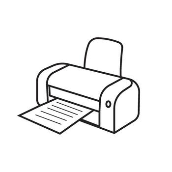 printer icon vector