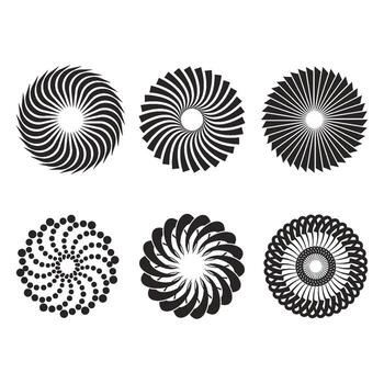 Circular Pattern icon vector