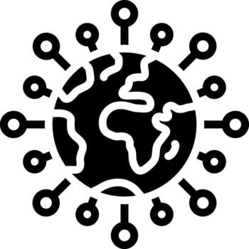 solid icon for throughout vector