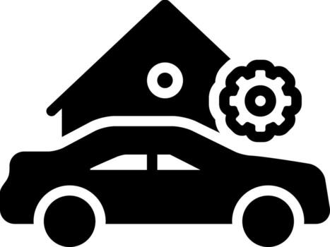 solid icon for workshop vector