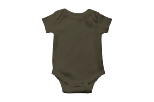 Blank army baby bodysuit isolated png