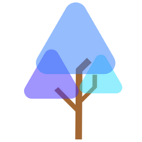 árbol elemento svg png