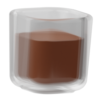 Espresso shot 3D Illustration png