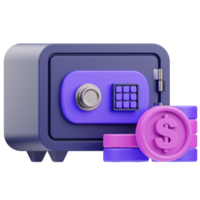 Savings Goal 3D Illustration png