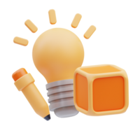 Idea 3D Illustration png