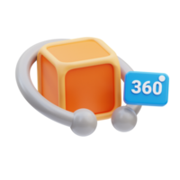 360 Visão 3d ilustração png