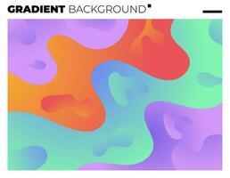 Gradient Smooth and Vibrant Color Background for Cover, Poster, Magazine, Book. vector