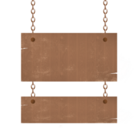 Hanging wooden board png