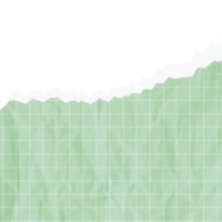 Grün zerrissen Papier Rand ästhetisch png