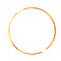 gouden cirkelframe png