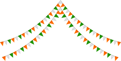 India flag colour garland png