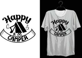 Camping T-shirt Design. Funny Gift Camping T-shirt Design For Camp Lovers. Typography, Custom, Vector t-shirt design. World All Camper T-shirt Design For Adventure