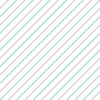 Diagonal Pink and Green lines on white background vector