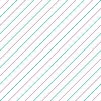 Diagonal Pink and Green lines on white background vector