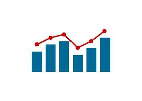 statistic icon design vector isolated